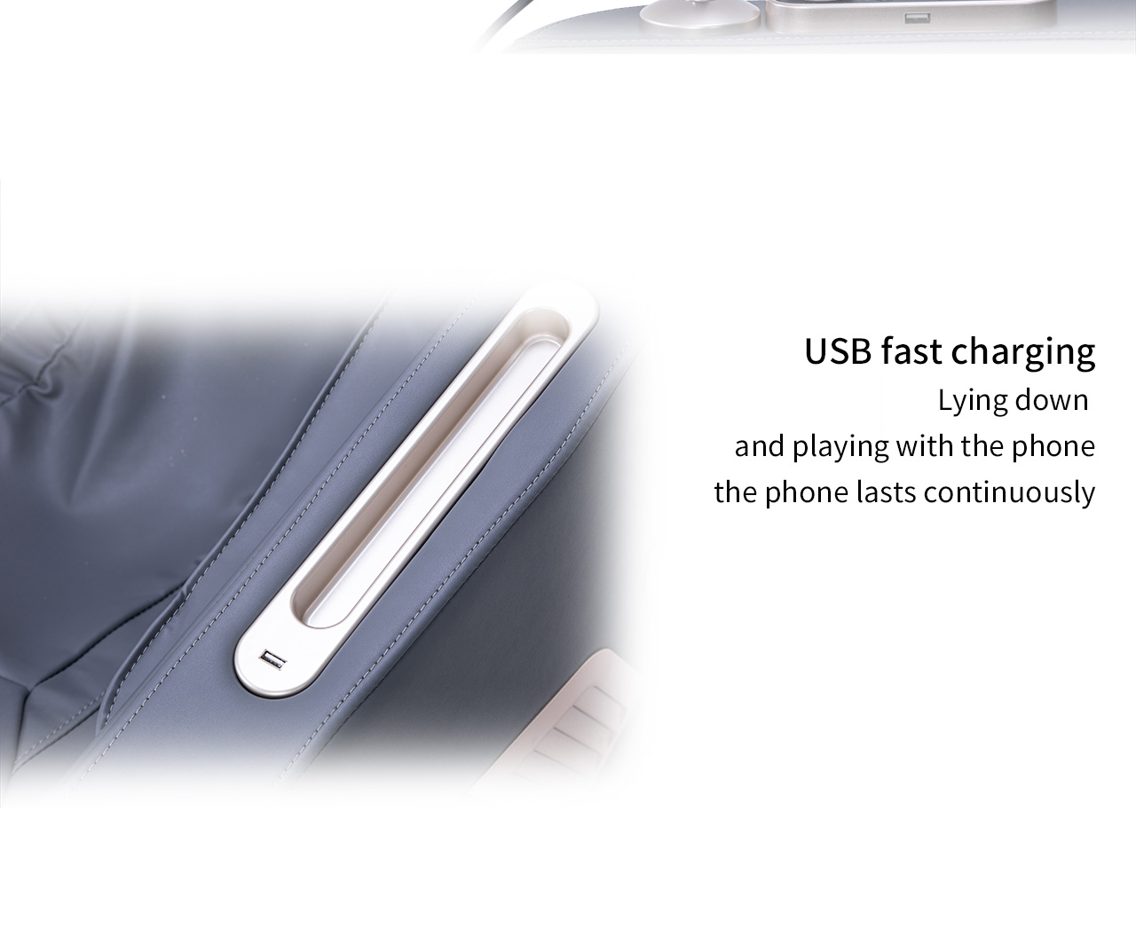 Mobile phone wireless charging groove