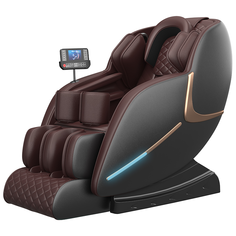 black Soft Comfortable Leather massage chair